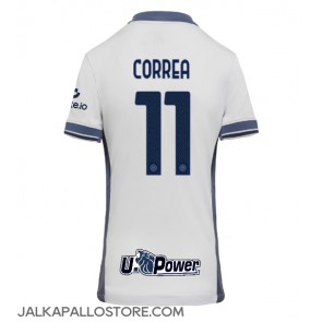 Inter Milan Joaquin Correa #11 Vieraspaita Naisten 2024-25 Lyhythihainen